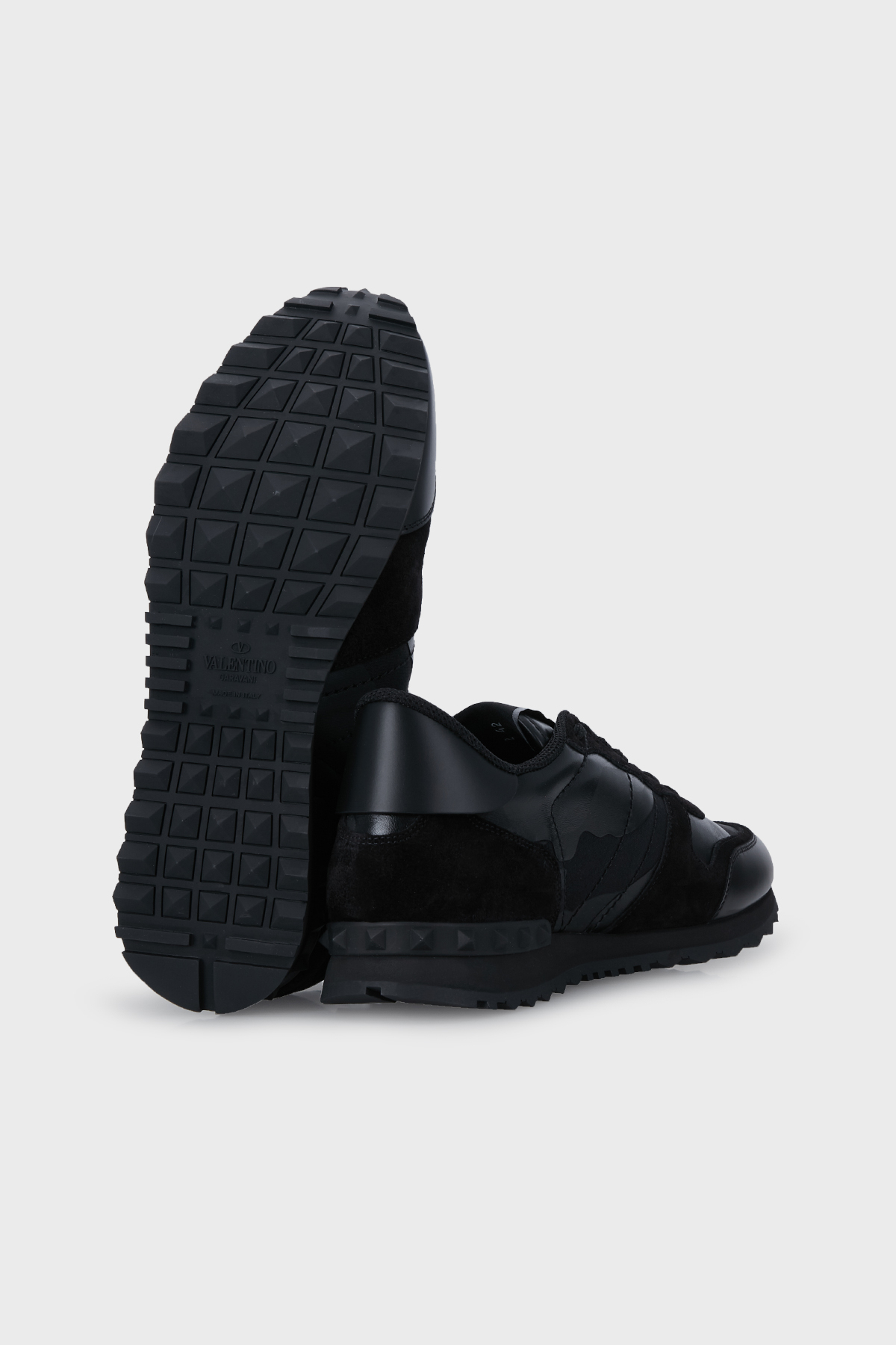 Valentino Logolu % 100 Deri Sneaker Erkek Ayakkabı XY2S0723NSD0NO SİYAH