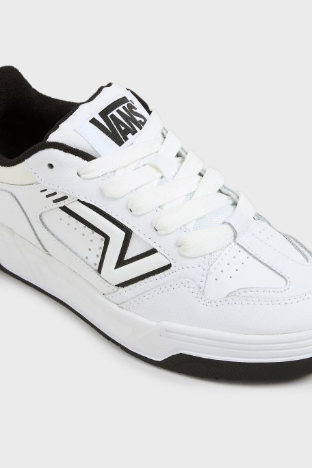 Vans Upland Logolu Sneaker Unisex Ayakkabı VN000D1HYB21 BEYAZ-SİYAH - 5
