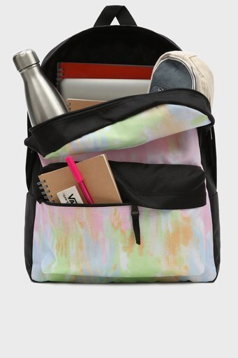 Vans Wm Realm Backpack Dizüstü Bilgisayar Bölmeli Fermuarlı Unisex Sırt Çantası VN0A3UI6YRI1 SİYAH