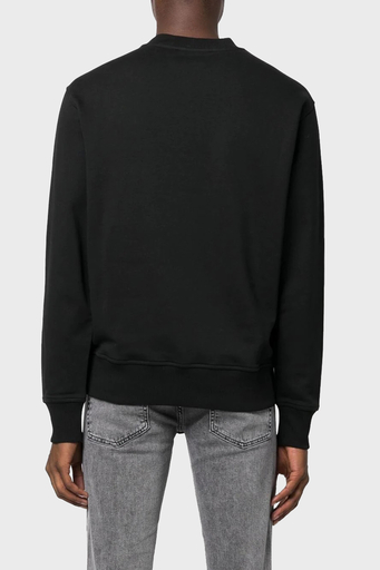 Versace % 100 Pamuk Regular Fit Bisiklet Yaka Erkek Sweat 73GAIP03 CF01P 899 SİYAH - 2