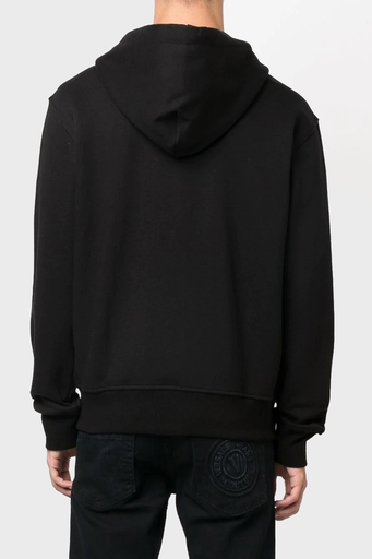 Versace % 100 Pamuk Regular Fit Kapüşonlu Erkek Sweat 73GAIT06 CF00T C89 SİYAH - 3