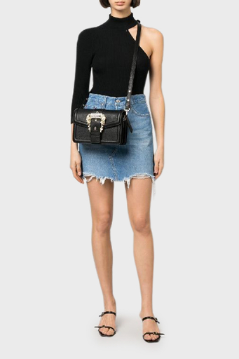 Versace Jeans Couture Çıkarılabilir Omuz Askılı Bayan Çanta 74VA4BF1 ZS413 899 SİYAH - 2