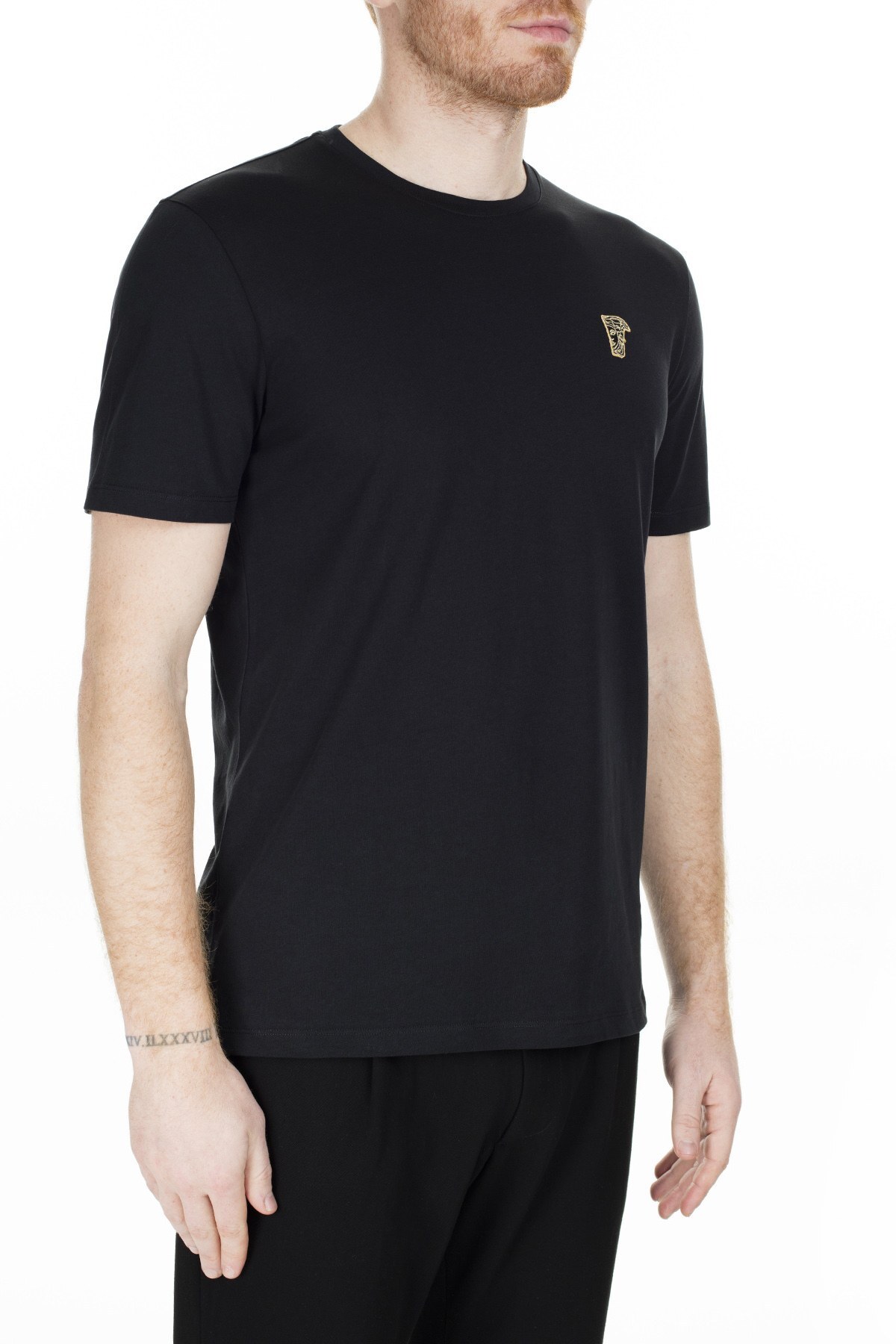 Versace Collection Erkek T Shirt V800683R VJ00180 V9001 SİYAH