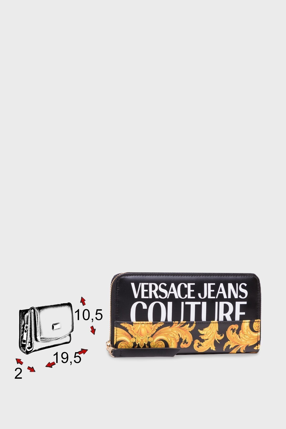 Versace Jeans Couture Bayan Cüzdan E3VWAPG1 71727 M27 SİYAH