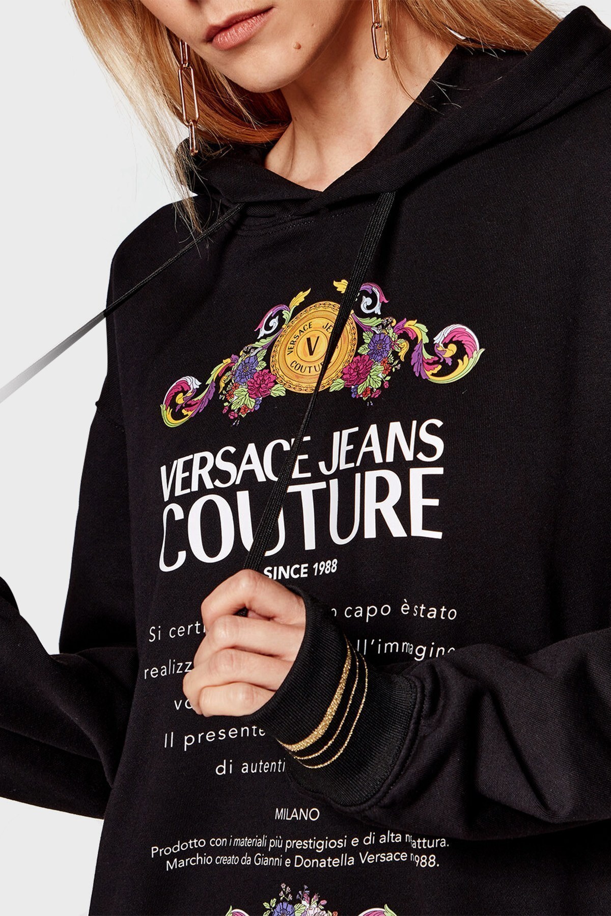Versace Jeans Couture Bayan Sweat B6HWA7TL 30318 899 SİYAH
