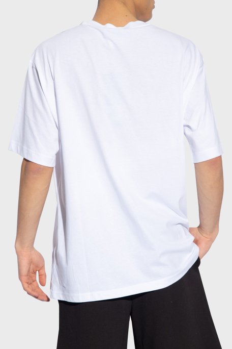 Versace Jeans Couture Bisiklet Yaka Pamuklu Relaxed Fit Erkek T Shirt 76GAHT03 CJ00T G03 BEYAZ - 4