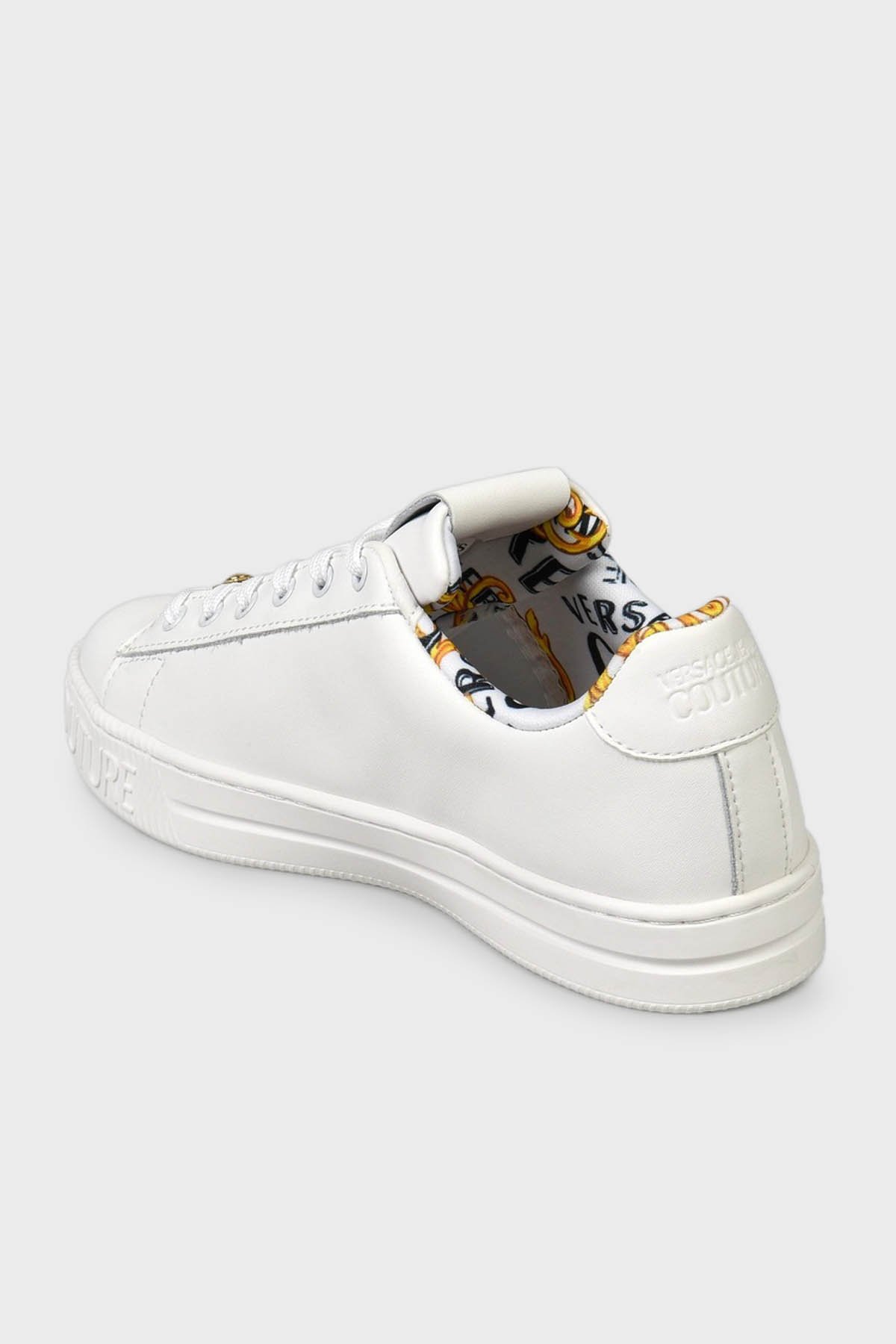 スニーカー VERSACE JEANS Woman Sneakers White 76VA3SKLZPA48 003 VERSACE JEANS COUTURE WOMEN'S SNEAKER COURT 76VA3SKL ZPA48