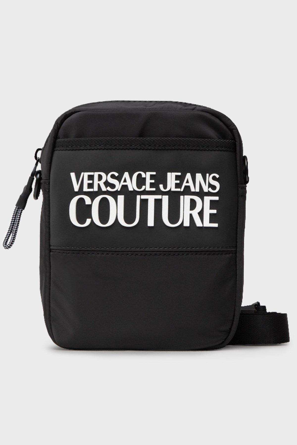 Versace Jeans Couture Logolu Çıkarılabilir Askılı Unisex Çanta 71YA4B96 ZS108 899 SİYAH