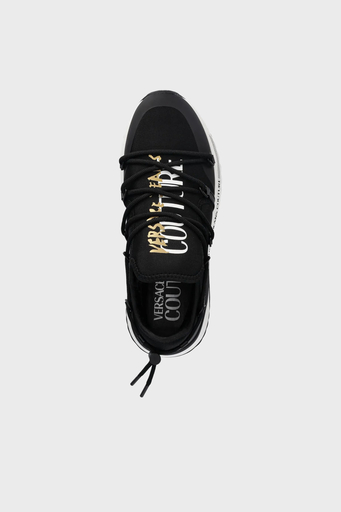 Versace Jeans Couture Logolu Kalın Taban Sneaker Erkek Ayakkabı 78YA3SA6 ZSC66 899 SİYAH - 3