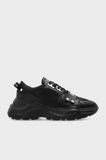 Versace Jeans Couture Logolu Kalın Taban Sneaker Erkek Ayakkabı 78YA3SC4 ZSC55 899 SİYAH - 1