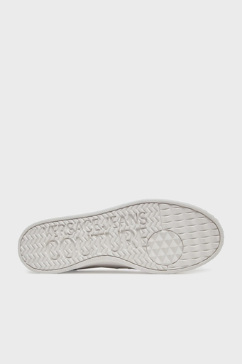 Versace Jeans Couture Logolu Kalın Taban Sneaker Erkek Ayakkabı 78YA3SK1 ZPB01 003 BEYAZ - 6