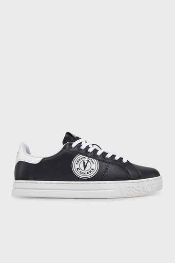 Versace Jeans Couture Logolu Kalın Taban Sneaker Erkek Ayakkabı 78YA3SK1 ZPB01 899 SİYAH - 1