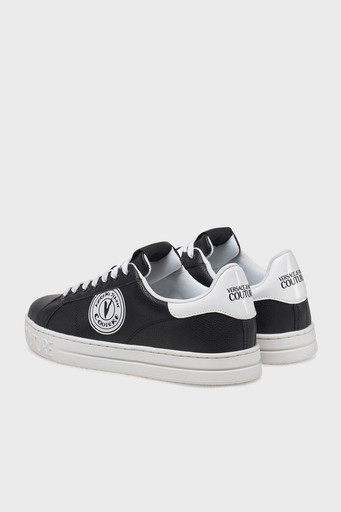 Versace Jeans Couture Logolu Kalın Taban Sneaker Erkek Ayakkabı 78YA3SK1 ZPB01 899 SİYAH - 3