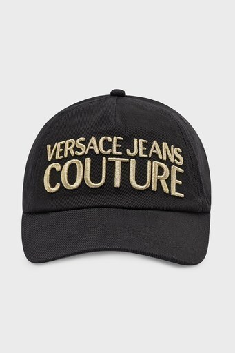 Versace Jeans Couture Logolu Pamuklu Erkek Şapka 71YAZK10 ZG010 G89 SİYAH