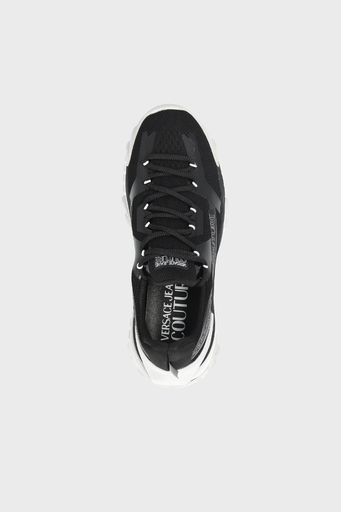 Versace Jeans Couture Logolu Tırtıklı Kalın Taban Sneaker Erkek Ayakkabı 78YA3SI8 ZSC58 899 SİYAH - 5