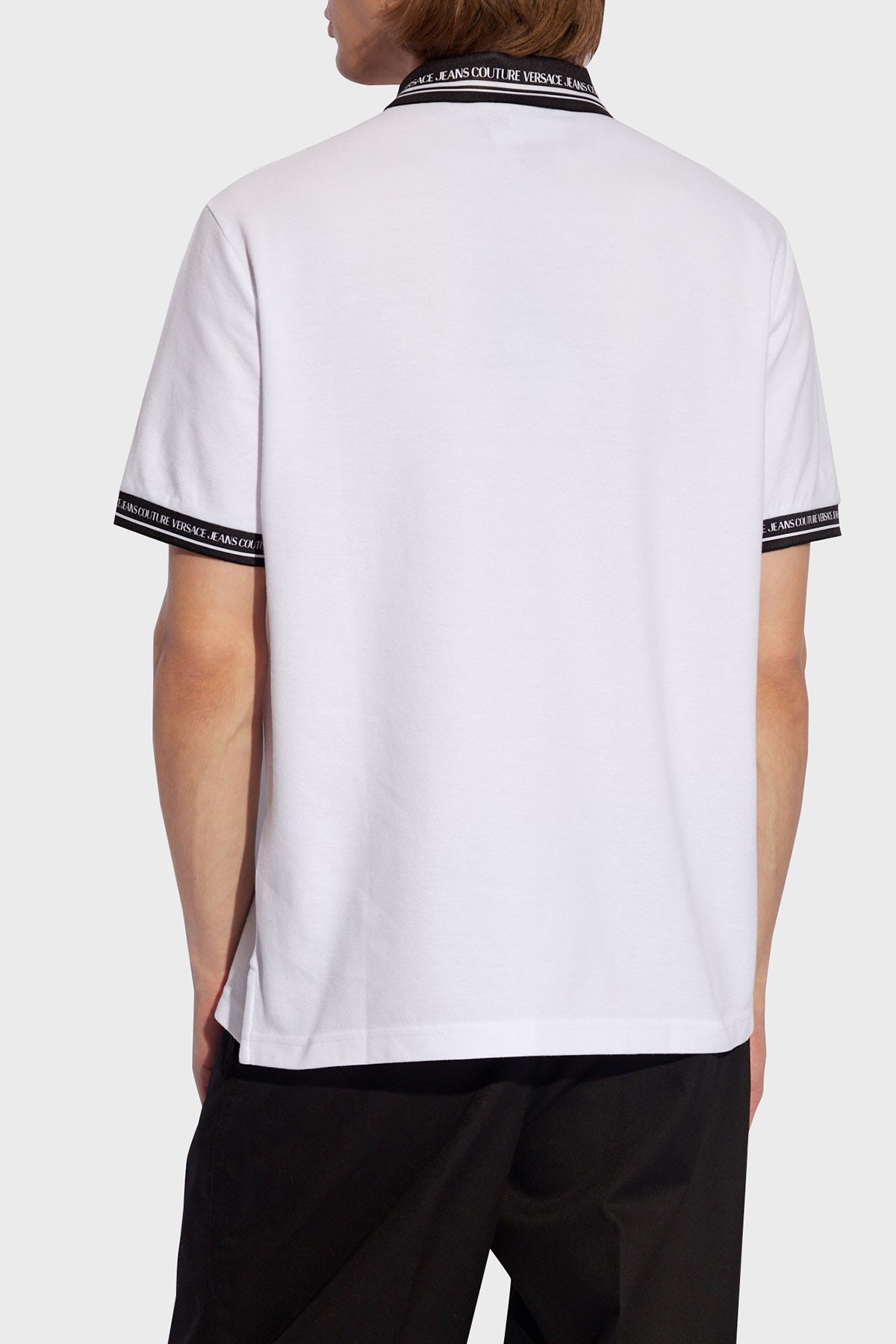 Versace Jeans Couture Pamuklu Regular Fit Erkek Polo Yaka T