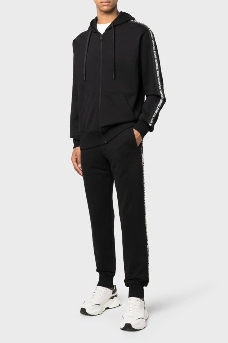 Versace Jeans Couture Pamuklu Regular Fit Erkek Sweat 75GAIF11 CF03F 899 SİYAH - 4