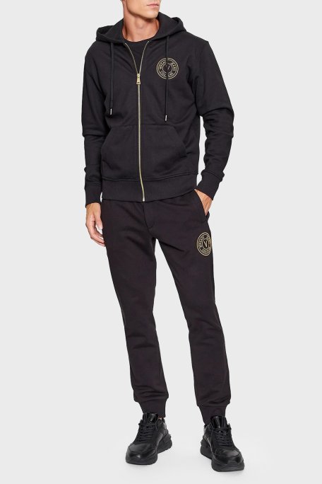 Versace Jeans Couture Pamuklu Regular Fit Erkek Sweat 75GAIT06 CF06T G89 SİYAH - 2