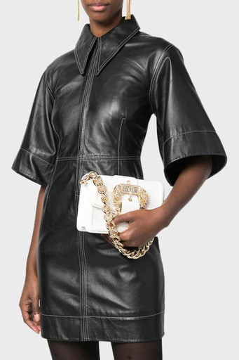 Versace Jeans Couture Logolu Çıkarılabilir Uzatma Askılı Bayan Çanta 74VA4BFC ZS413 003 BEYAZ - 2