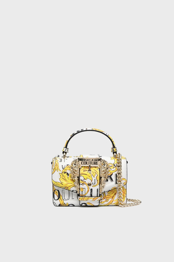 Versace Jeans Couture Logolu Çıkarılabilir Zincir Askılı Bayan Çanta 74VA4BF6 ZS597 G03 BEYAZ - 1
